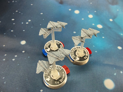 UNSC Longsword C-709 Fighter squadron (9pcs) – Compatible with Halo Fleet Armada
