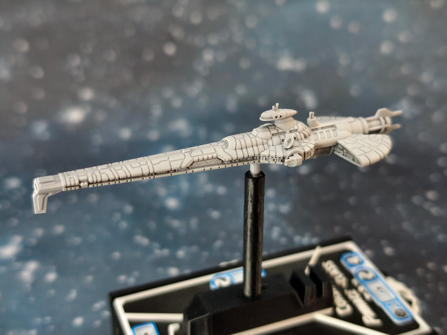 CIS Geonosian "Pinnace" Corvette – Length:85mm - 3D printed Armada Nexus/Legacy Upgrade