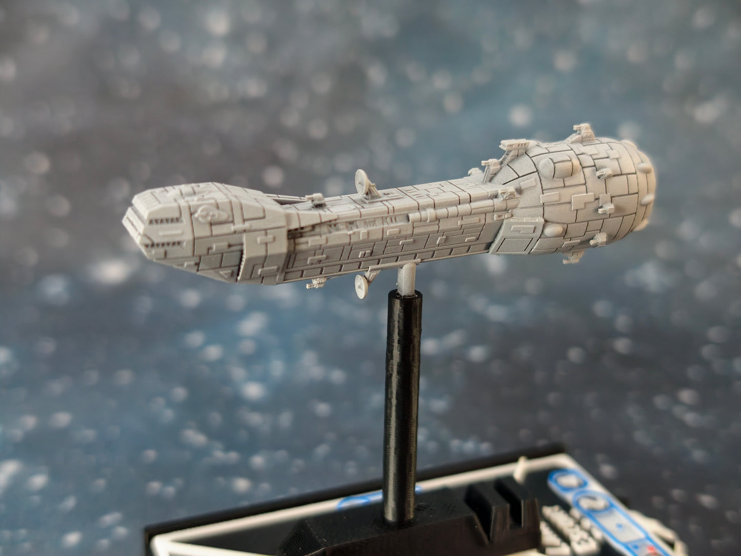 Imperial Lancer Frigate – Length:70mm - 3D printed Armada Nexus/Legacy Upgrade