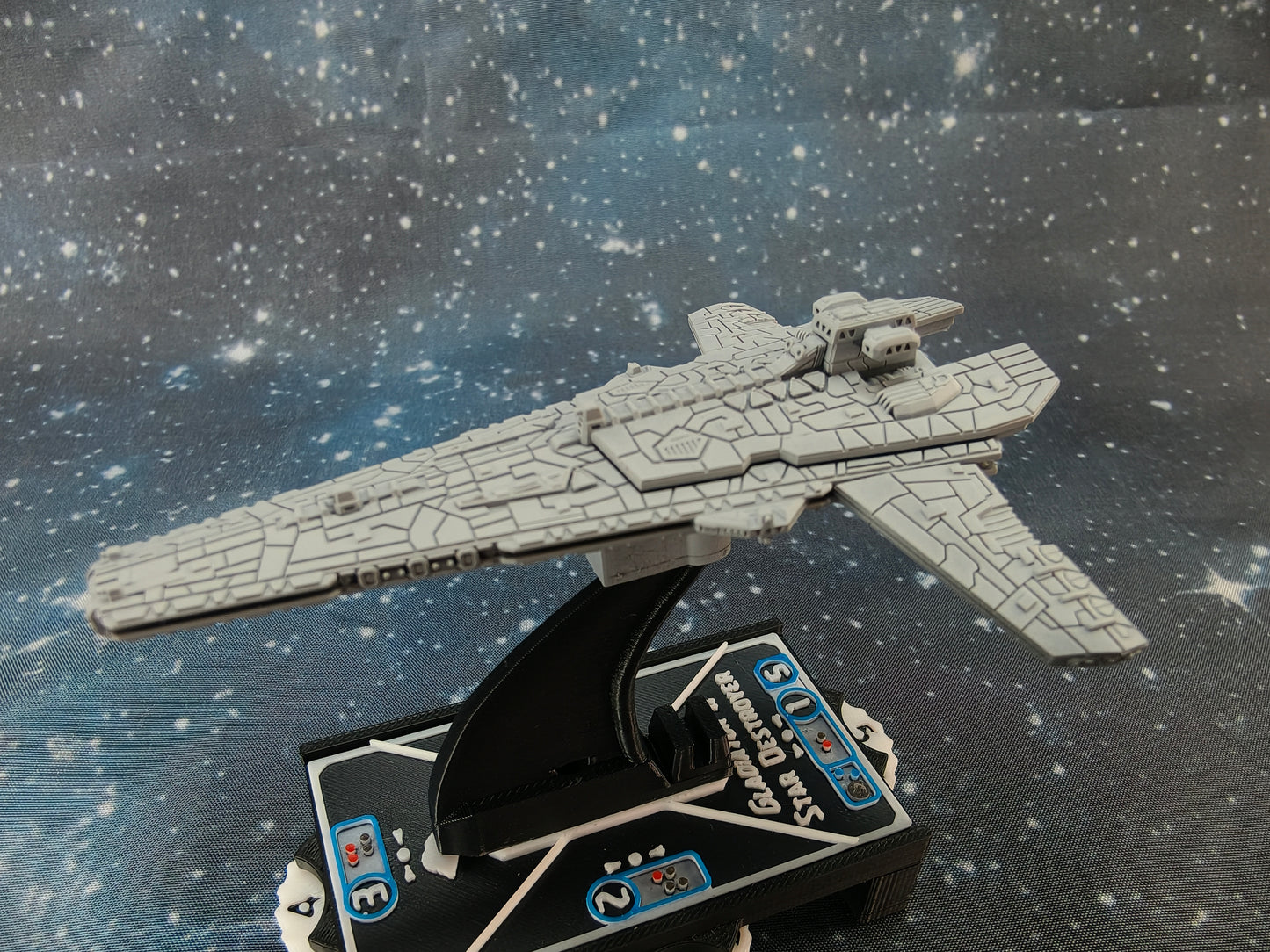 Imperial Victory II Frigate – Length:94mm - 3D printed Armada Nexus/Legacy Upgrade