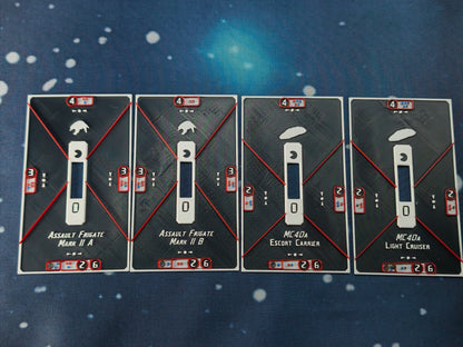 Rebel ship Base tokens – Compatible with Armada Scale games