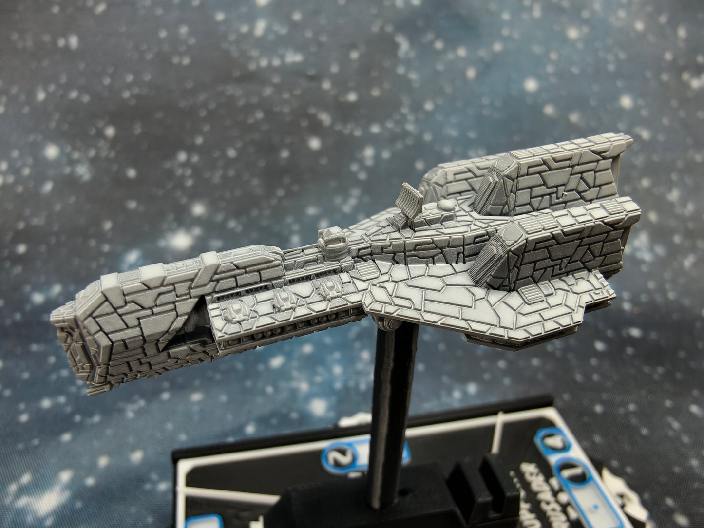 Mandalorian Crusader Corvette – Length:59mm - 3D printed Armada Nexus/Legacy Upgrade