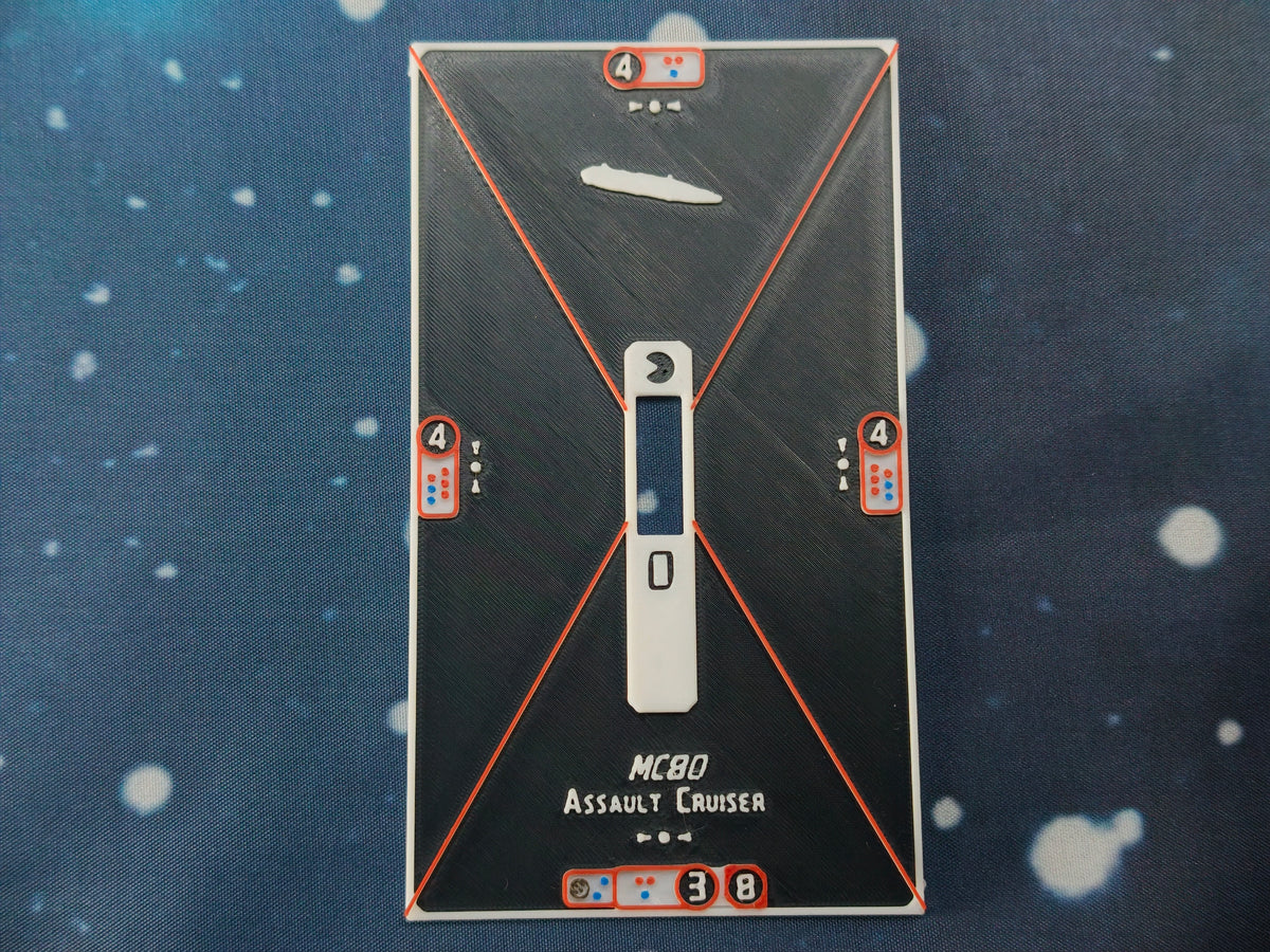 Rebel ship Base tokens – Compatible with Armada Scale games