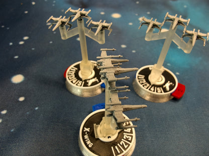 Rebel T65 X-Wing Squadron – 9pcs - Compatible with Armada scale games