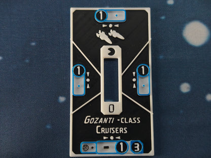 CIS ship Base tokens – Compatible with Armada Scale games