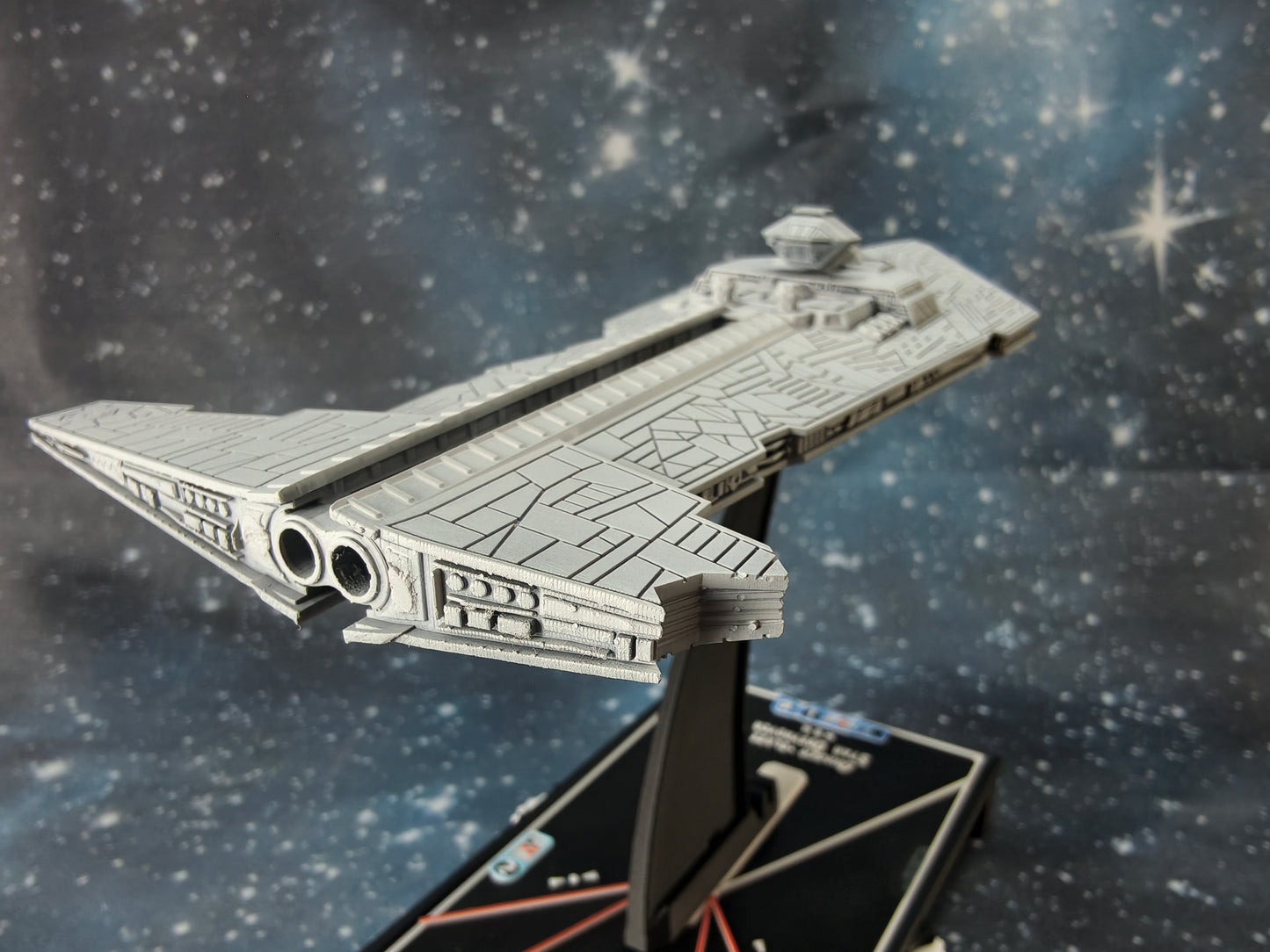 Damaged Onager-Class Star Destroyer – Length:171mm - 3D printed Armada Nexus/Legacy Upgrade
