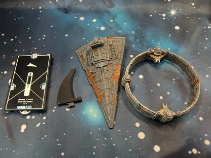 Damaged Chimaera Star Destroyer (204mm)  – Compatible with Star Wars Armada Scale games