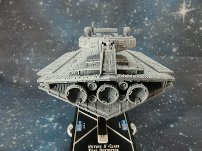 Imperial Victory II Star Destroyer – Length:94mm - 3D printed Armada Nexus/Legacy Upgrade