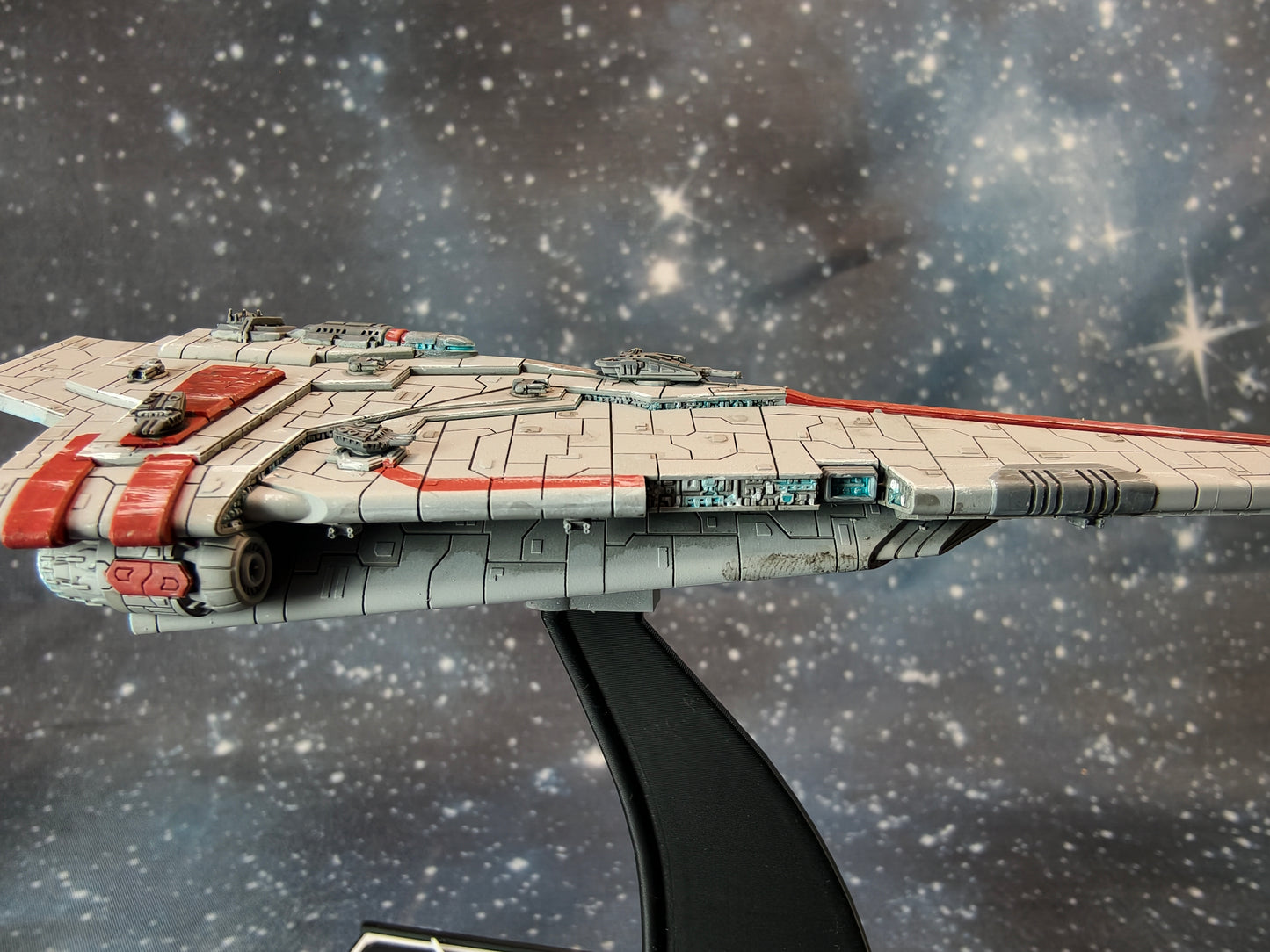 Republic Nebula class Star Destroyer – Length:154mm - 3D printed Armada Nexus/Legacy Upgrade
