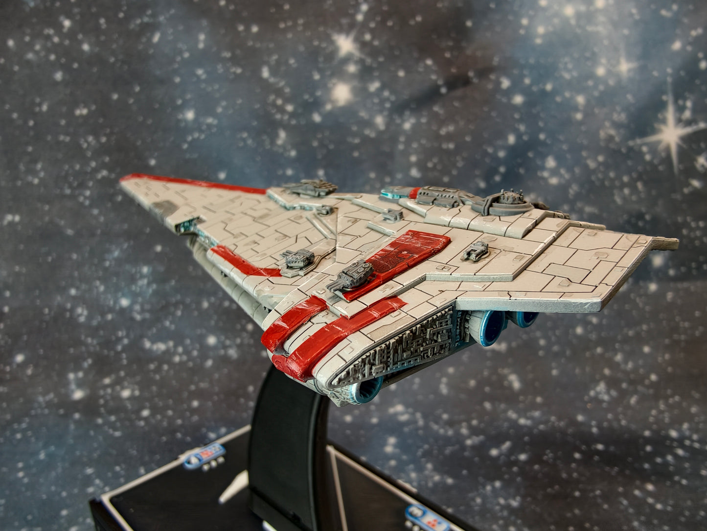 Republic Nebula class Star Destroyer – Length:154mm - 3D printed Armada Nexus/Legacy Upgrade