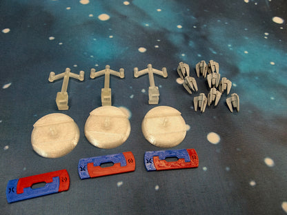 Imperial Tie Phantom Squadron – 9pcs - Compatible with Armada scale games