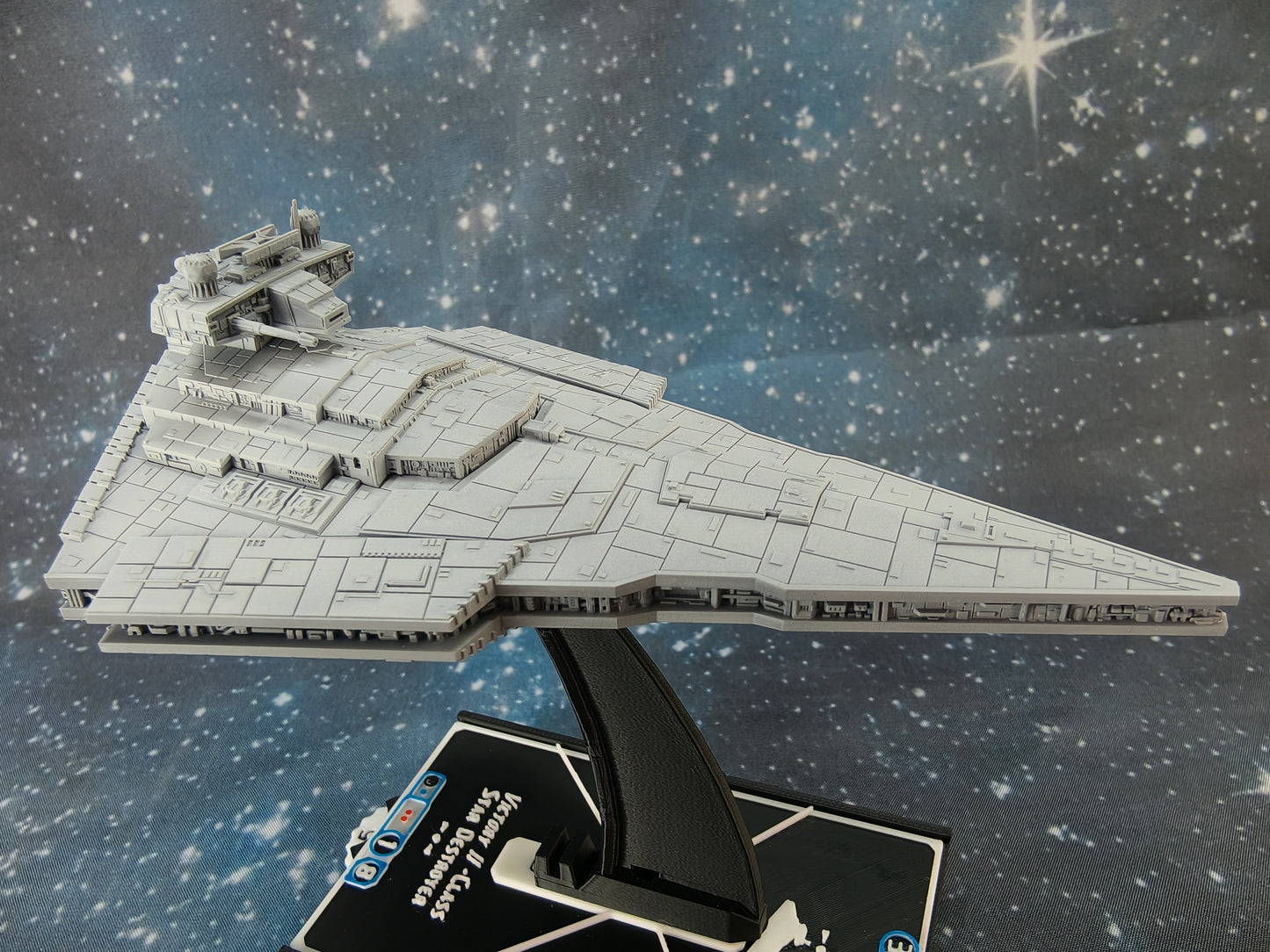 Imperial Victory II Star Destroyer – Length:94mm - 3D printed Armada Nexus/Legacy Upgrade