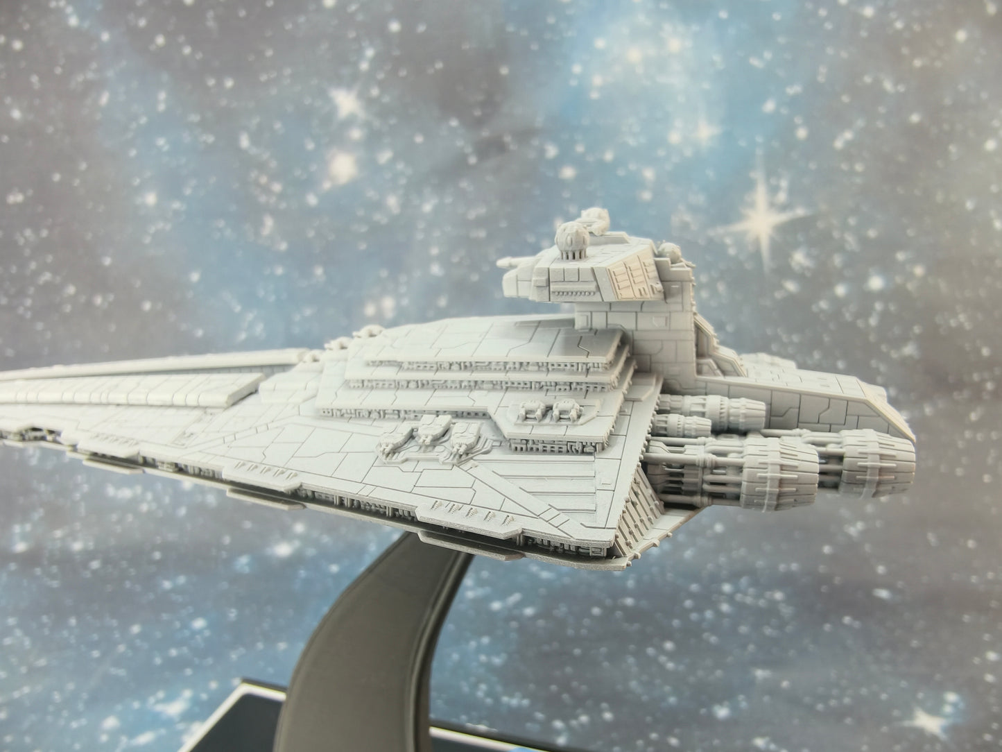 Venator Star Destroyer Imperial 2nd refit – Length:166mm- 3D printed Armada Nexus/Legacy Upgrade
