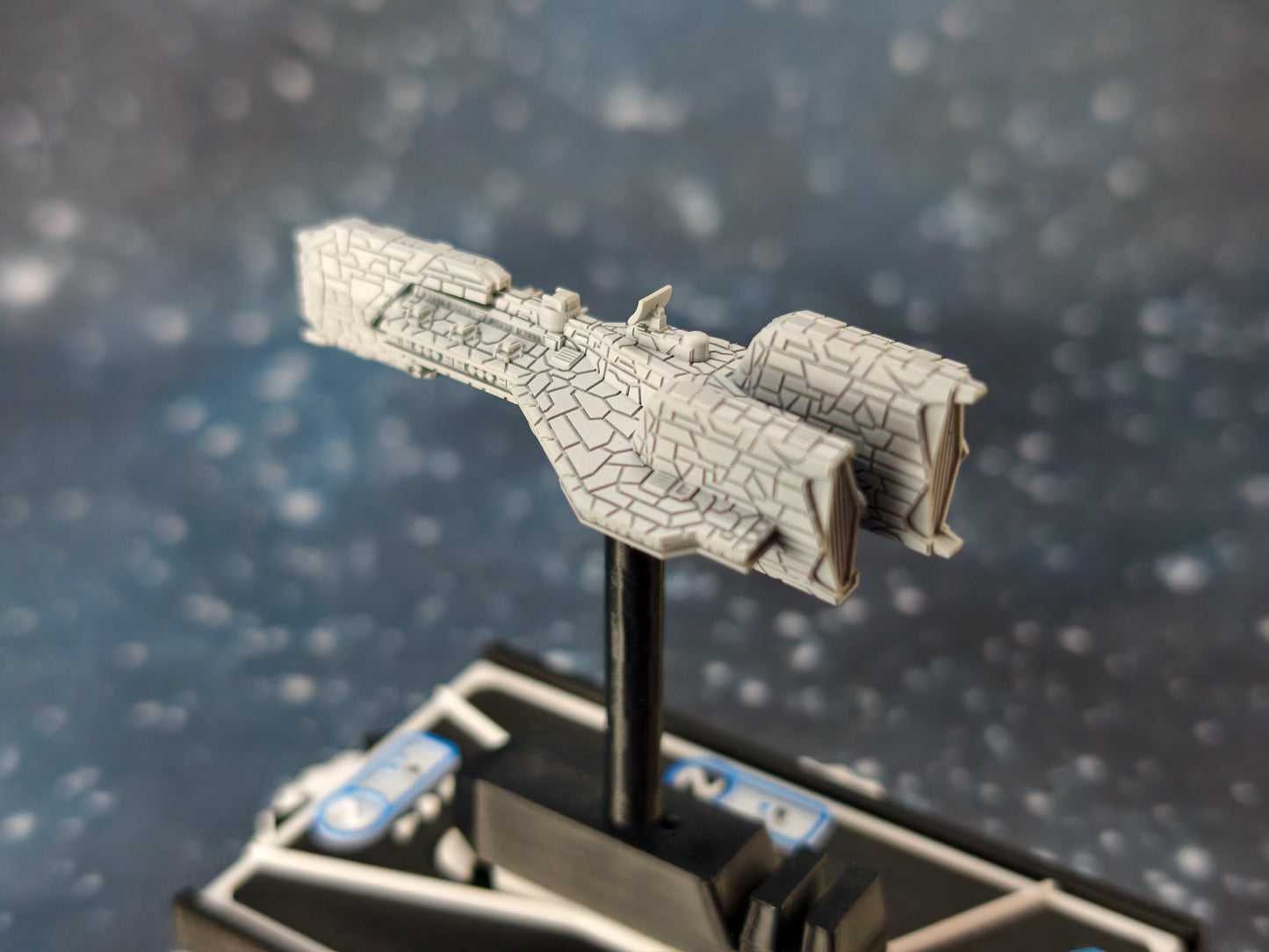 Zann Consortium - Crusader Corvette – Length:59mm - 3D printed Armada Nexus/Legacy Upgrade
