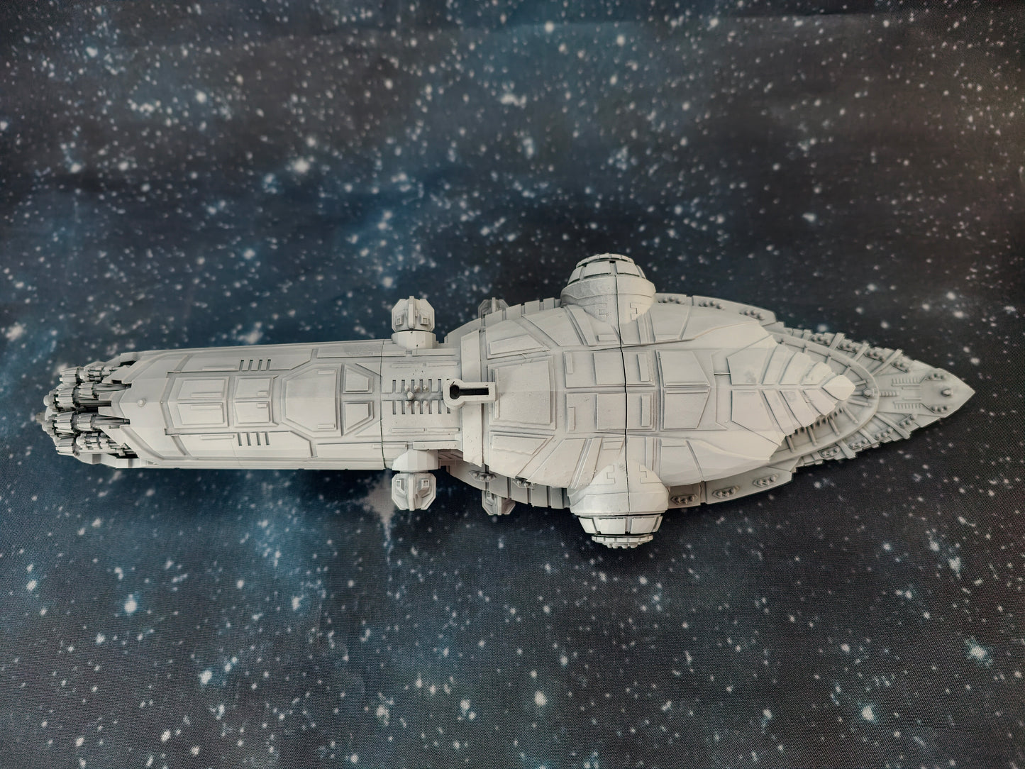 CIS Subjugator Heavy Cruiser  – Length:345mm - 3D printed Armada Nexus/Legacy Upgrade