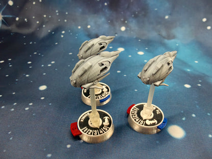Covenant Lich Type-56 Ground support squadron (3pcs) – Compatible with Halo Armada