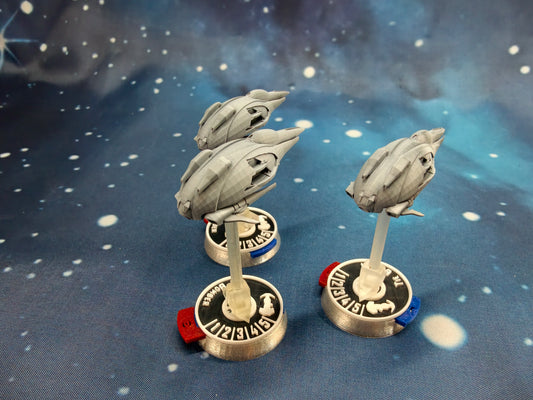 Covenant Lich Type-56 Ground support squadron (3pcs) – Compatible with Halo Armada