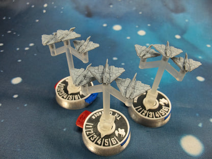 UNSC Longsword C-709 Fighter squadron (9pcs) – Compatible with Halo Fleet Armada