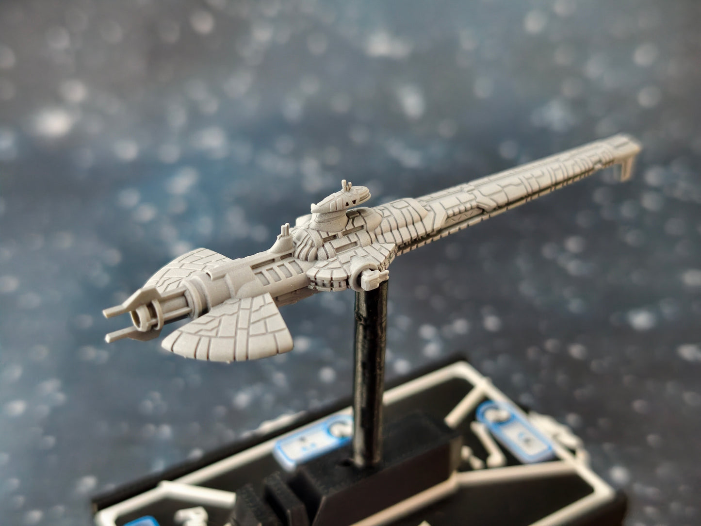 CIS Geonosian "Pinnace" Corvette – Length:85mm - 3D printed Armada Nexus/Legacy Upgrade