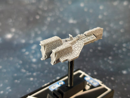 Zann Consortium - Crusader Corvette – Length:59mm - 3D printed Armada Nexus/Legacy Upgrade