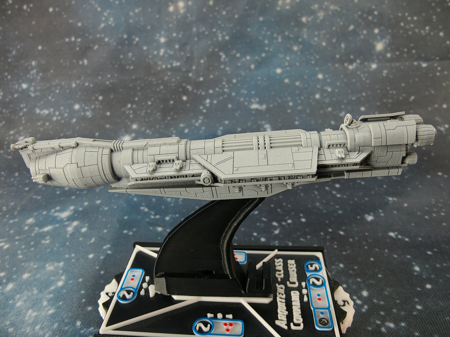 Republic Judical Cruiser – Length:101mm - 3D printed Armada Nexus/Legacy Upgrade