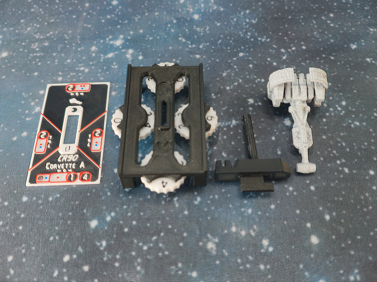 Rebel CR-90 "Sundered Heart" Corvette – Length:58mm - 3D printed Armada Nexus/Legacy Upgrade