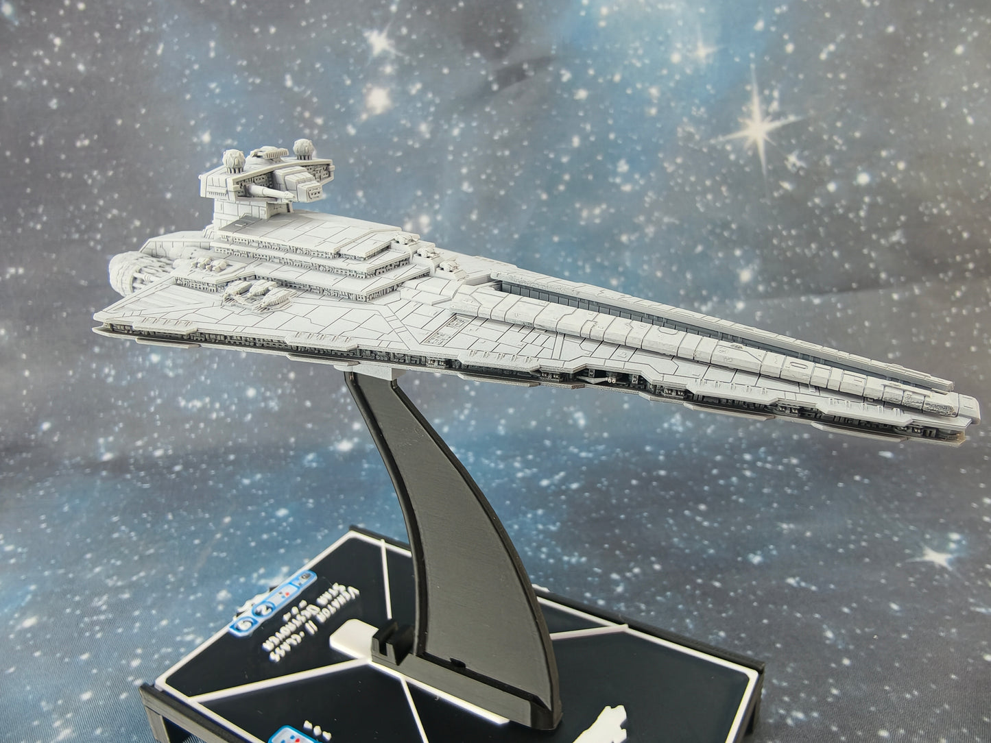 Venator Star Destroyer Imperial 2nd refit – Length:166mm- 3D printed Armada Nexus/Legacy Upgrade