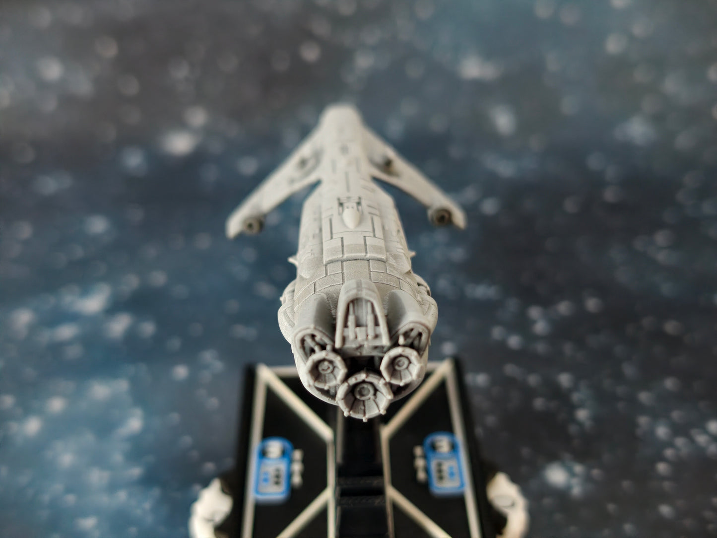 Rebel Longfin Quarren Corvette – Length:90mm -  3D printed Armada Nexus/Legacy Upgrade
