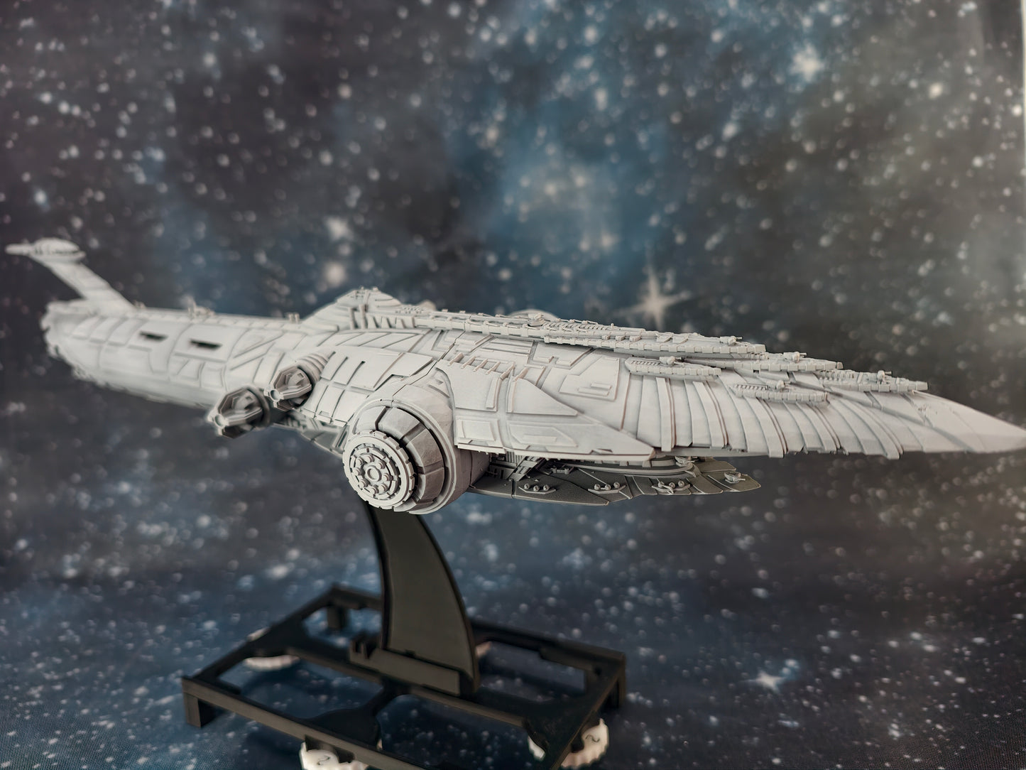 CIS Subjugator Heavy Cruiser  – Length:345mm - 3D printed Armada Nexus/Legacy Upgrade
