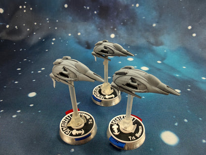 Covenant Lich Type-56 Ground support squadron (3pcs) – Compatible with Halo Armada