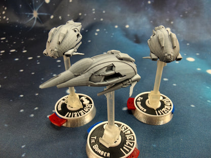 Covenant Lich Type-56 Ground support squadron (3pcs) – Compatible with Halo Armada