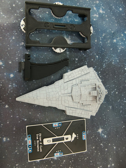 Imperial Victory II Star Destroyer – Length:94mm - 3D printed Armada Nexus/Legacy Upgrade