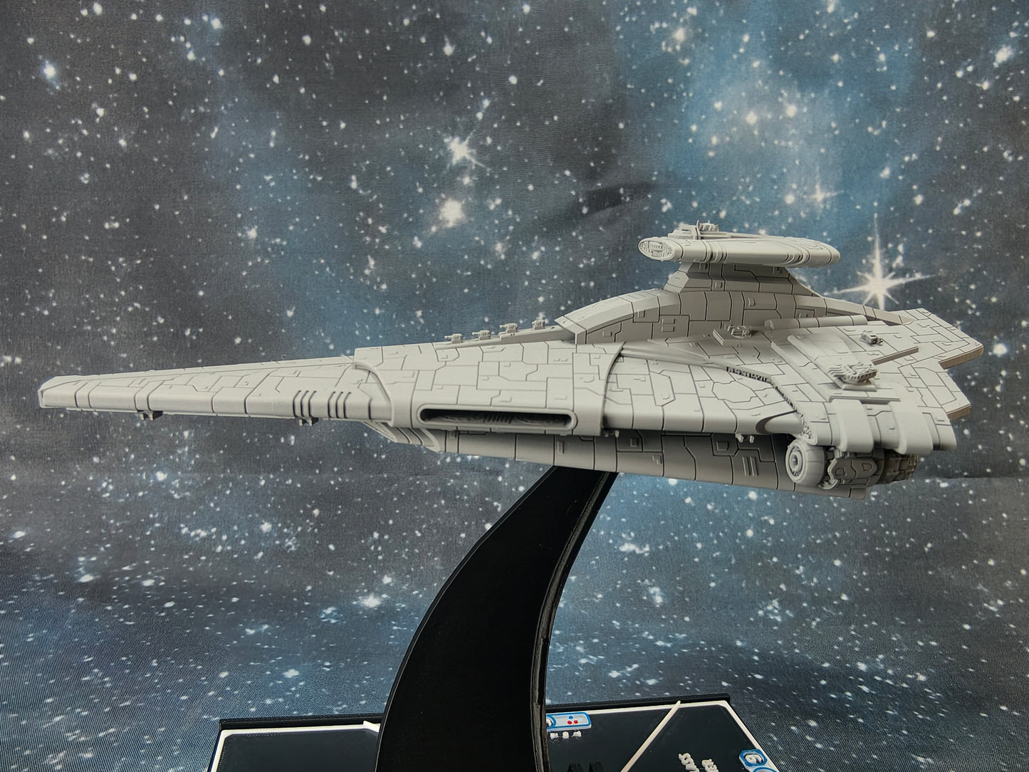 Endurance-class Battle Carrier – Length:154mm - 3D printed Armada Nexus/Legacy Upgrade
