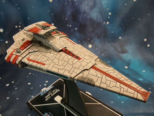 Endurance-class Battle Carrier – Length:154mm - 3D printed Armada Nexus/Legacy Upgrade