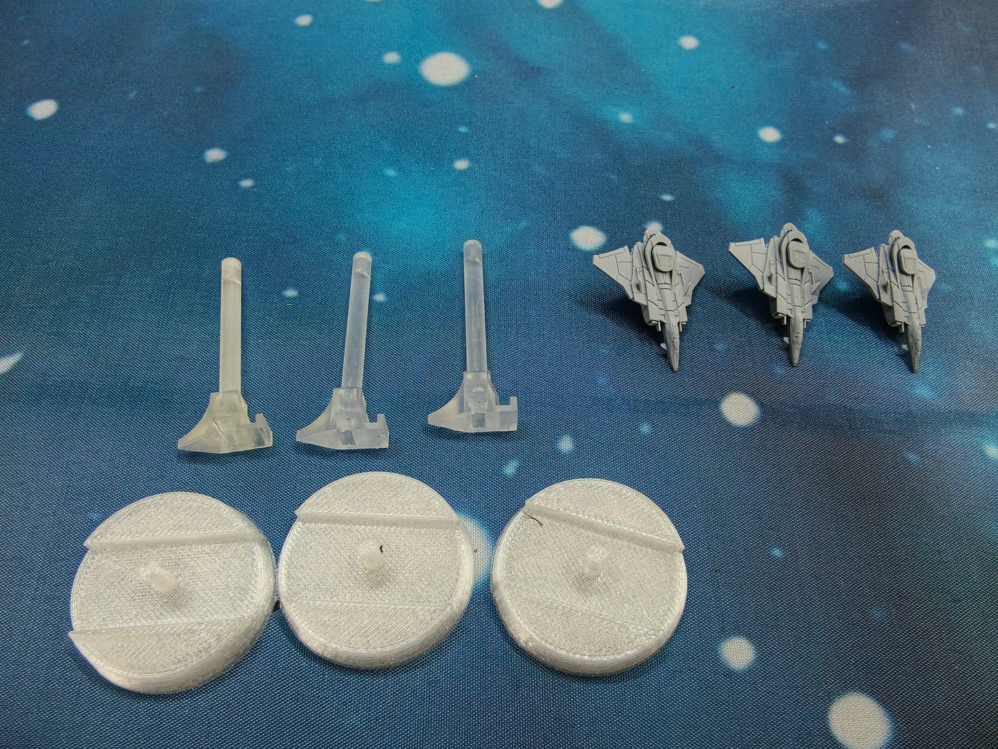 UNSC Winter-class Prowler stealth squadron (3pcs) – Compatible with Halo Fleet Armada
