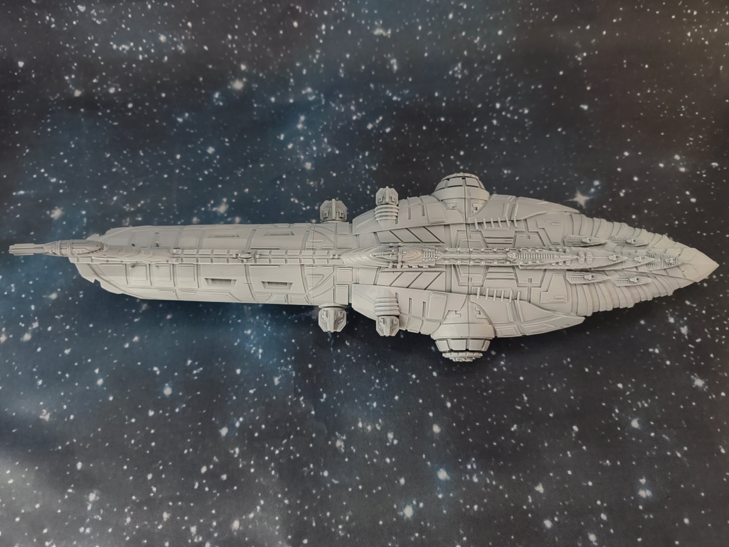 CIS Subjugator Heavy Cruiser  – Length:345mm - 3D printed Armada Nexus/Legacy Upgrade