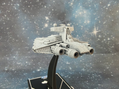 Venator Star Destroyer Imperial 2nd refit – Length:166mm- 3D printed Armada Nexus/Legacy Upgrade