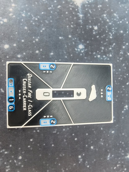 Quasar Fire Frigate – Length:90mm - 3D printed Armada Nexus/Legacy Upgrade