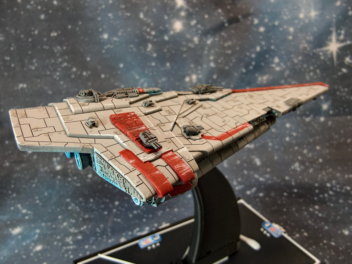Republic Nebula class Star Destroyer – Length:154mm - 3D printed Armada Nexus/Legacy Upgrade