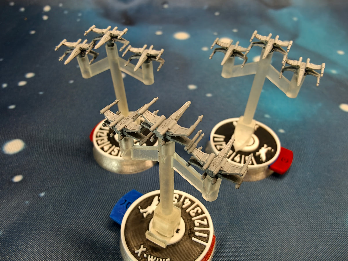Rebel T65 X-Wing Squadron – 9pcs - Compatible with Armada scale games
