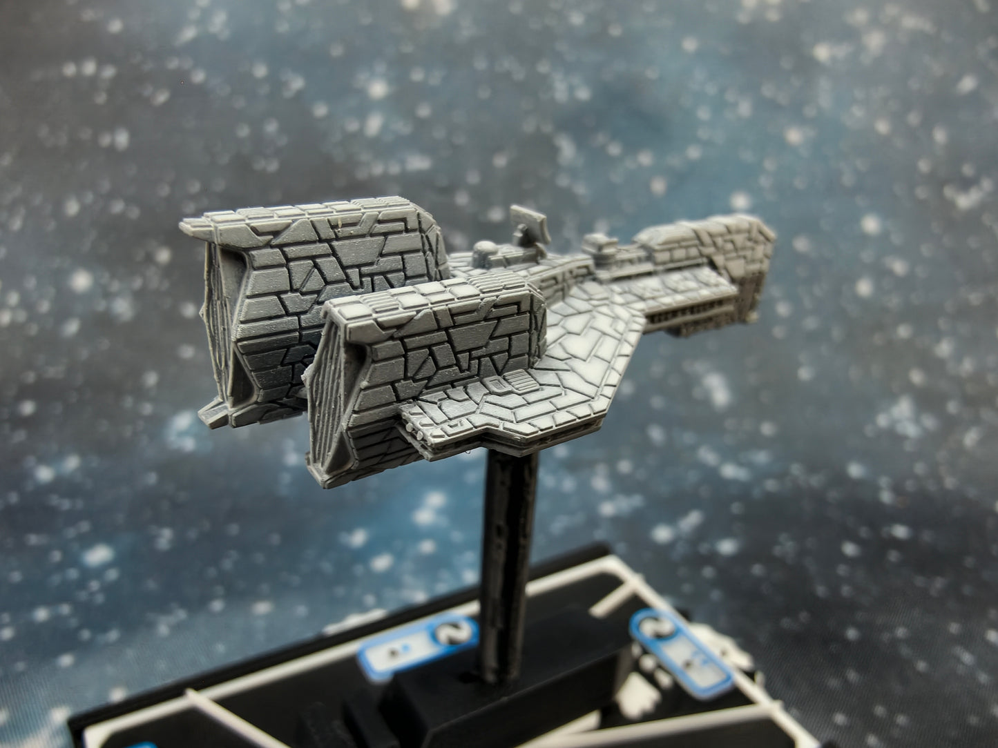 Mandalorian Crusader Corvette – Length:59mm - 3D printed Armada Nexus/Legacy Upgrade