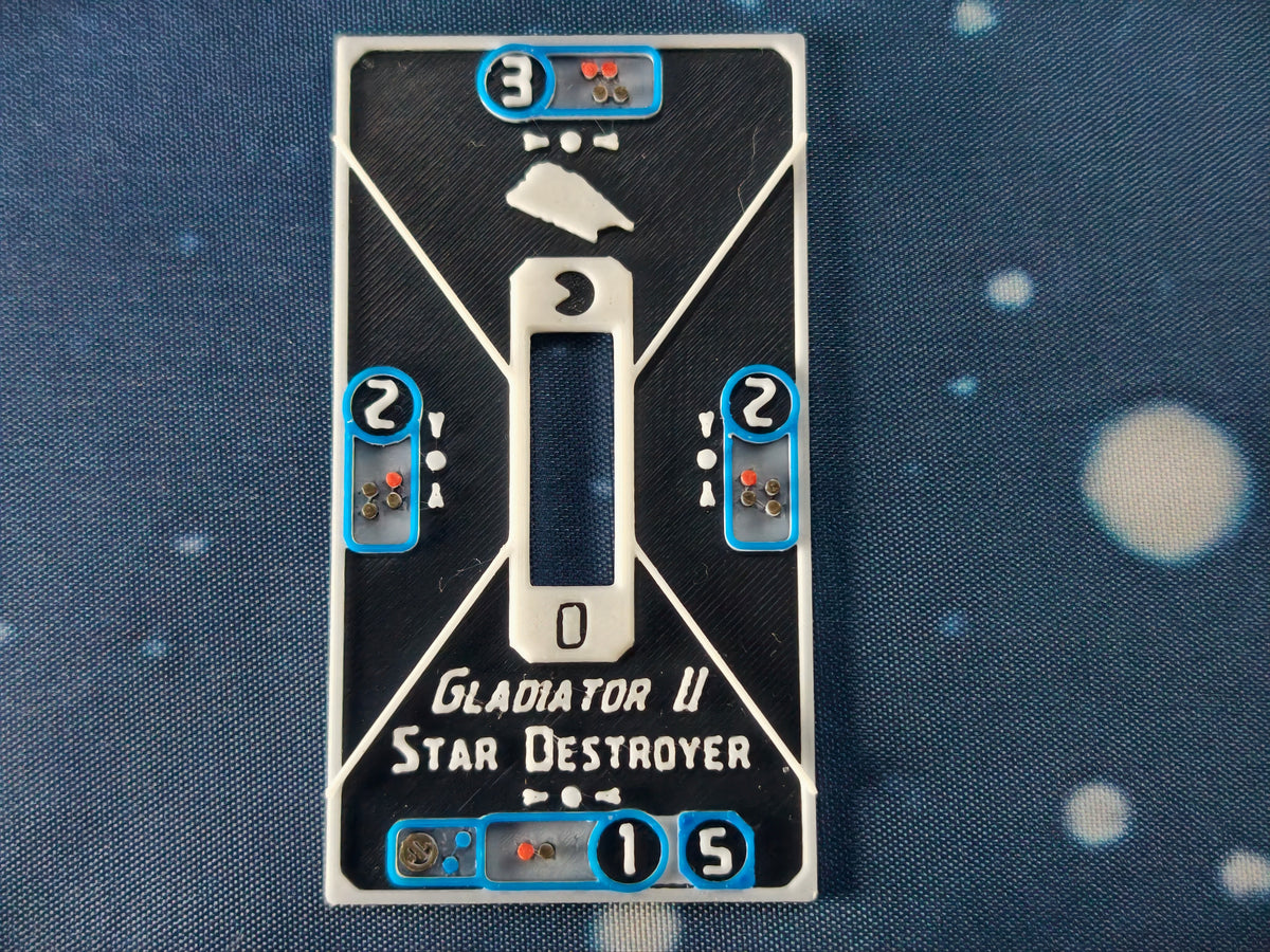 Imperial ship Base tokens – Compatible with Armada Scale games