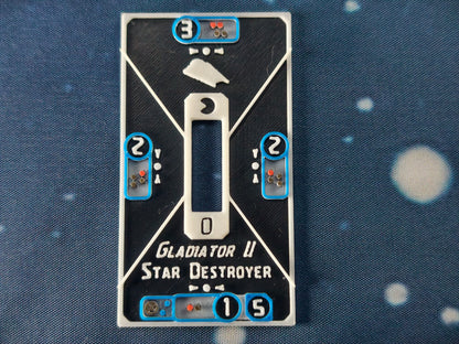 Imperial ship Base tokens – Compatible with Armada Scale games