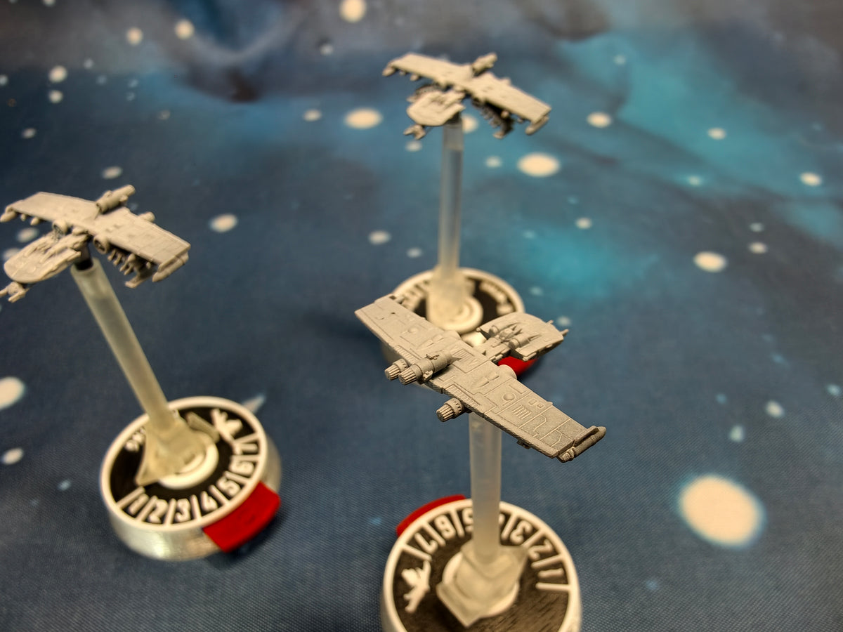 Republic K-Wing Squadron – 3pcs - Compatible with Armada scale games