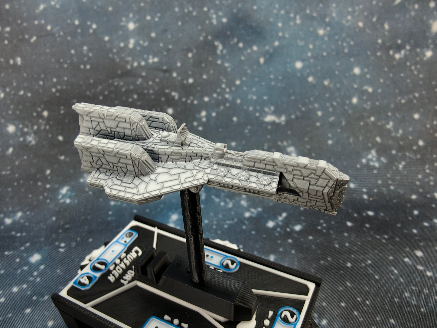 Mandalorian Crusader Corvette – Length:59mm - 3D printed Armada Nexus/Legacy Upgrade