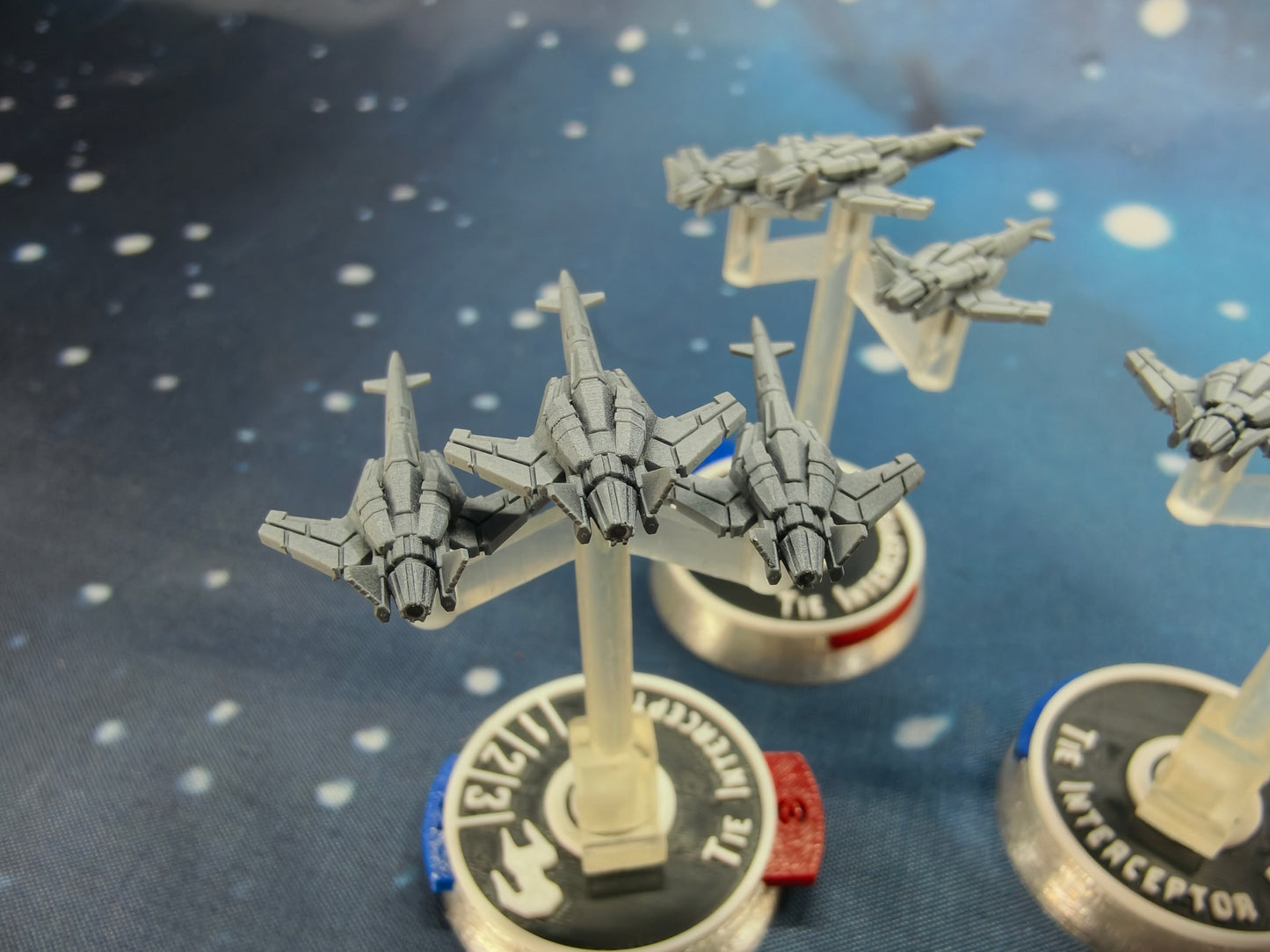UNSC F-29 Nandao Interceptor Squadron (9pcs) – Compatible with Halo Armada