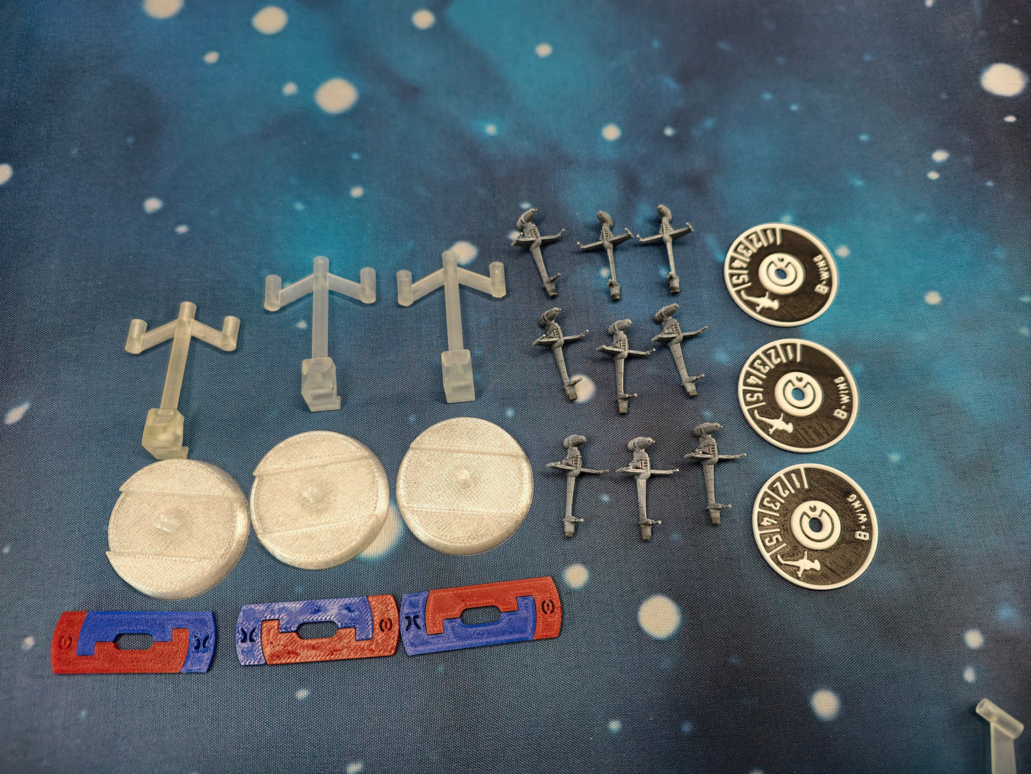 Rebel B-Wing Squadron – 9pcs - Compatible with Armada scale games