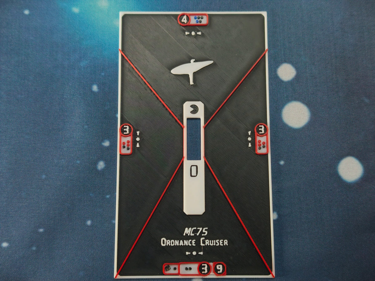 Rebel ship Base tokens – Compatible with Armada Scale games