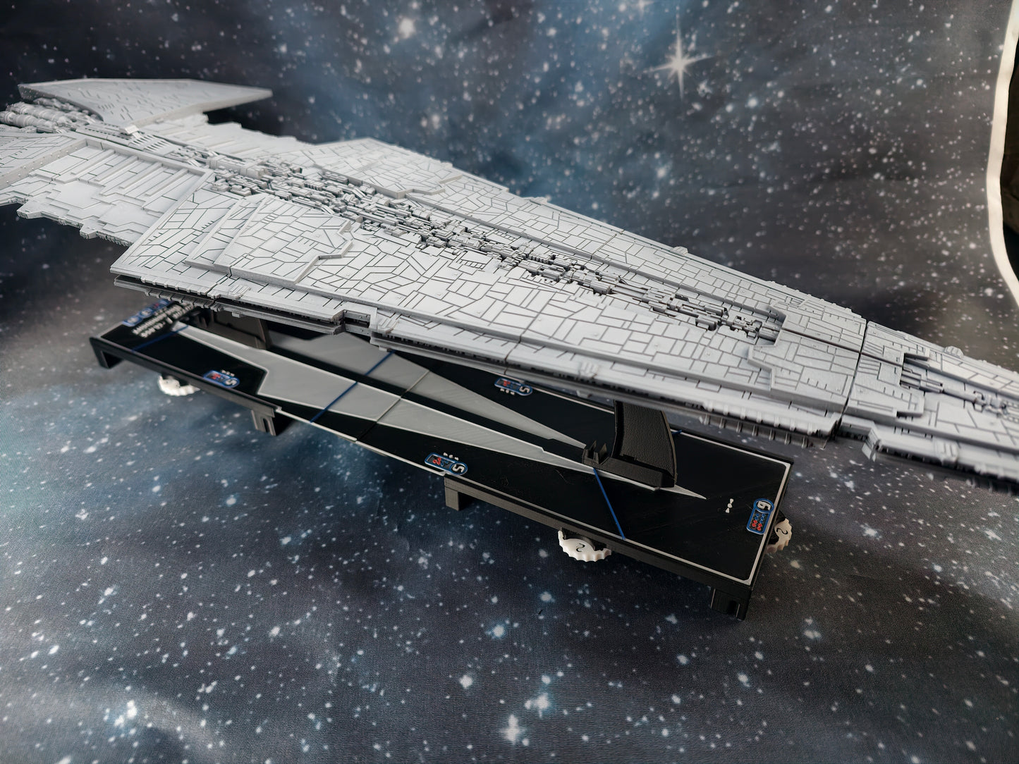 Vengeance Super Star Destroyer – Length:644mm - 3D printed Armada Nexus/Legacy Upgrade