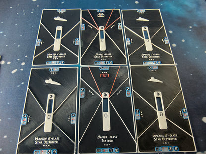 Imperial ship Base tokens – Compatible with Armada Scale games